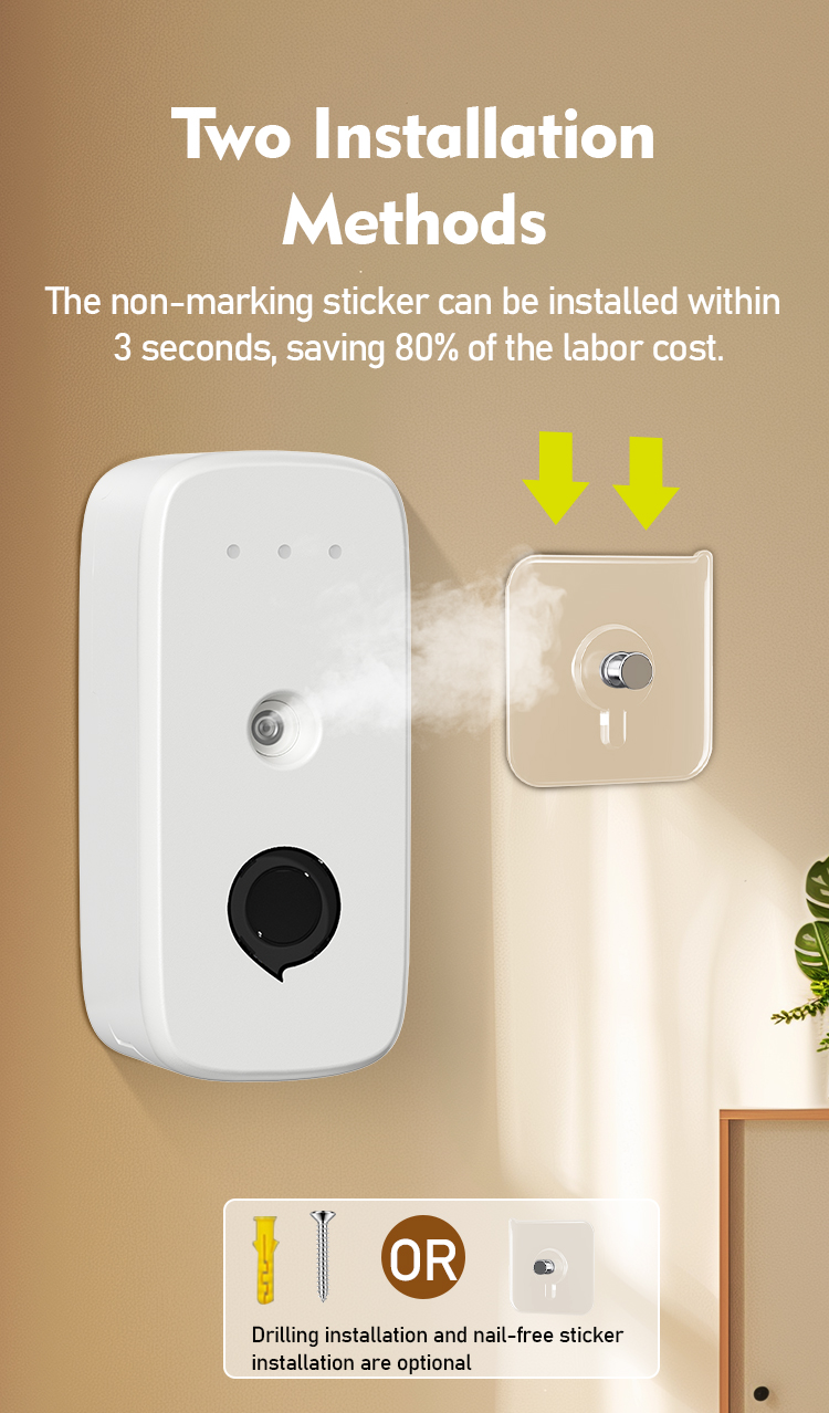 Type C Rechargeable 168mL Ultrasonic Aromatherapy Diffuser with 8dB Noise and 6V Voltage for Home and Commercial Use