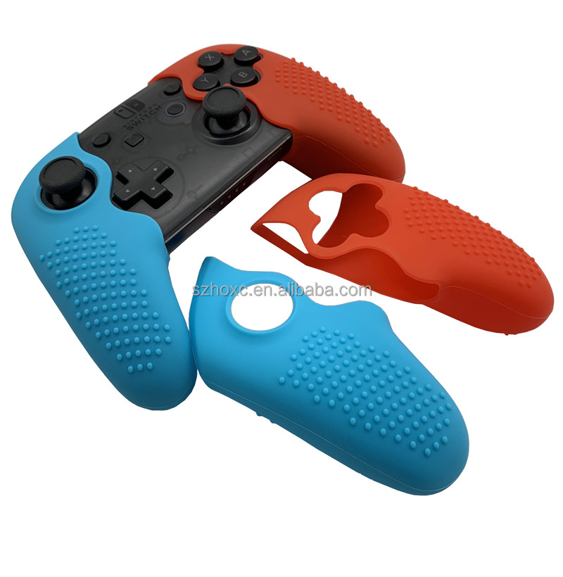 HOXC Nintendo Switch Pro Controller Non-Slip Grip , Split Design Silicone Shell Cover Compatible with Switch Pro Controller