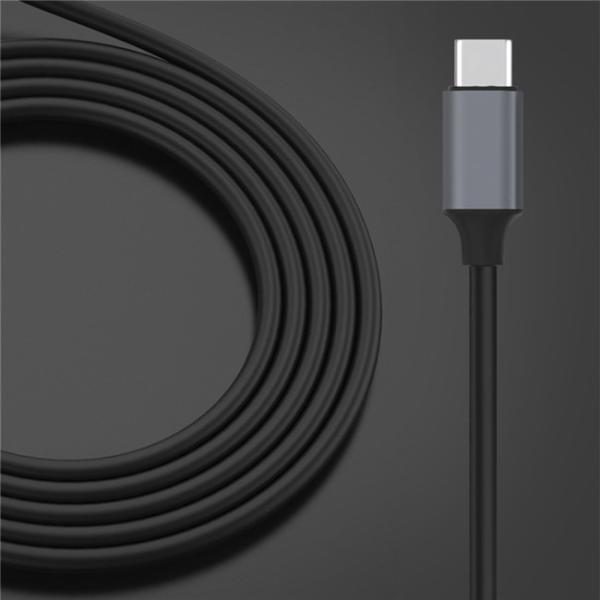 3.1A Nylon Braided USB Cable Fast Charging LED Display Soft USB C Cable