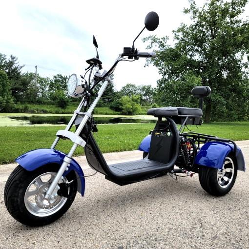 Quality 2000w Electric Moped Bike 3 Wheel Fat Tire Brushless Dc Motor for sale