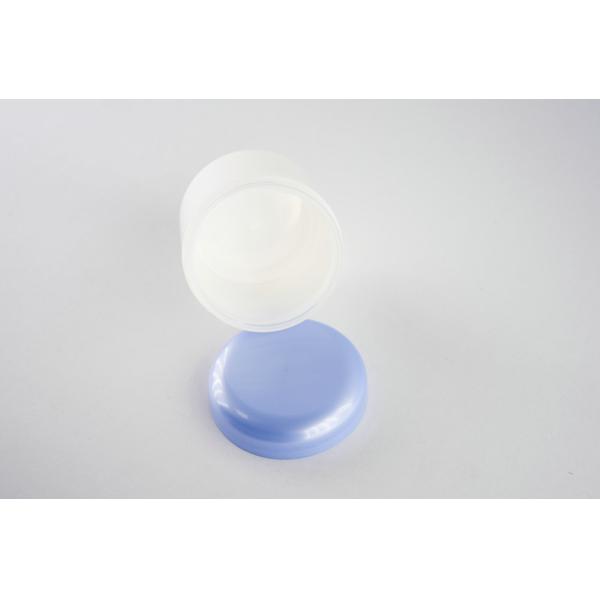 Smooth Surface Empty Beauty Containers With Plastic Cap , Foundation Plastic Lotion Jars