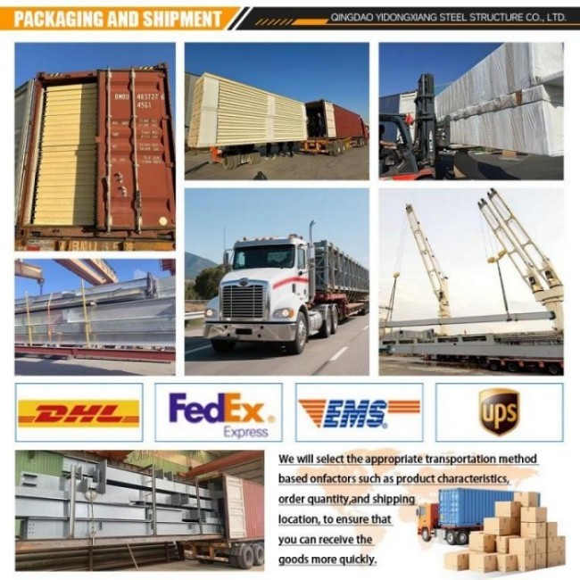 Lightweight Office Prefabricated Steel Structure Building House Construction