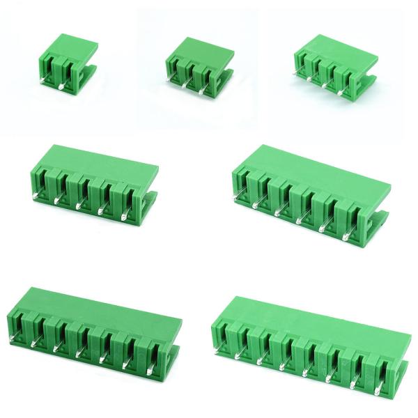 Quality 5.0 5.08mm Power Distribution Pluggable Screwless Terminal Blocks for sale