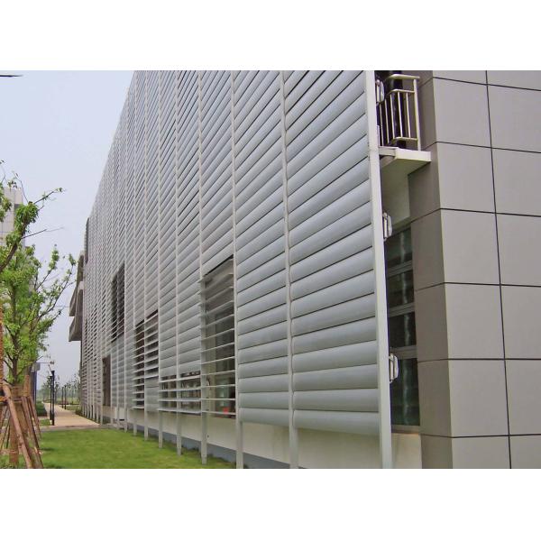 45x200 Aluminum Sun Louver Woodgrain Aerofoil Louvre Blades Metal Aluminum