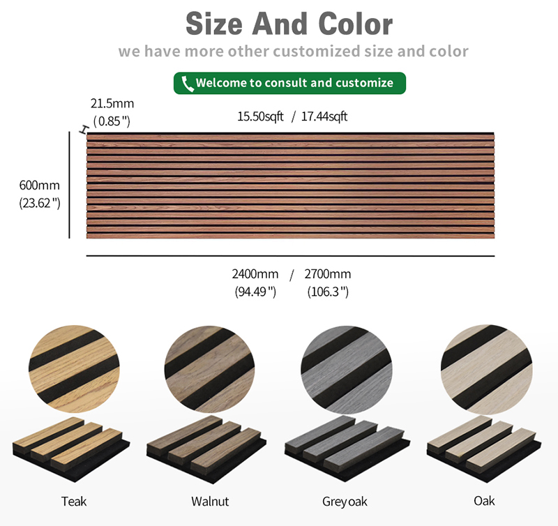 wall decor interior Modern salt wood veneer mdf akupanel acoustic panel wooden