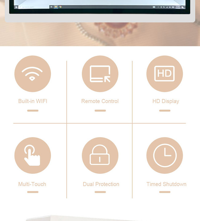 Android LCD See Through Display Interactive Advertising Translucent LCD Box