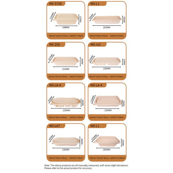 Salad Bio Degradable Food Packaging With Custom Carton Package Microwavable
