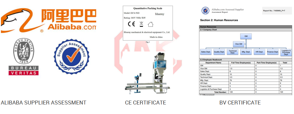 Good stable quantitative 10kg 25kg urea fertilizer Granules packaging machine
