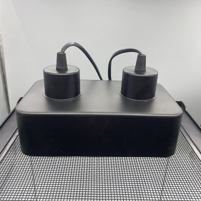 180W Dual Socket Fixture LED UVB Reptile Light For Precise Temperature Control And Wide Compatibility With Reptiles