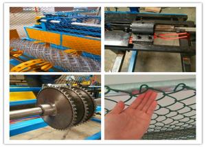 China Semi Automatic Chain Link Fence Machine , Cattle Fence Machine With Compact Roll wholesale