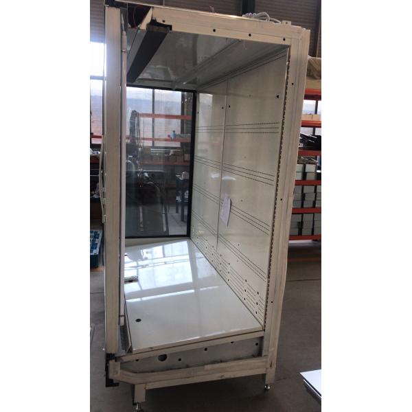 Frost Free Black Multideck Display Cooler with Swing Transparent Glass Door