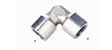 1/8" - 1/2" Branch Tee Pneumatic Pipe Fittings , 2.5Mpa Pipe Joint Connectors