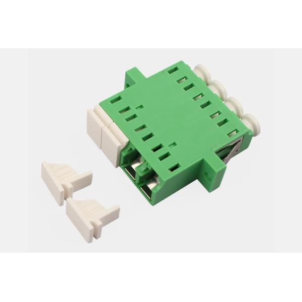 700 Quad LC Adapter Green LC To LC Coupler Single Mode / Multimode