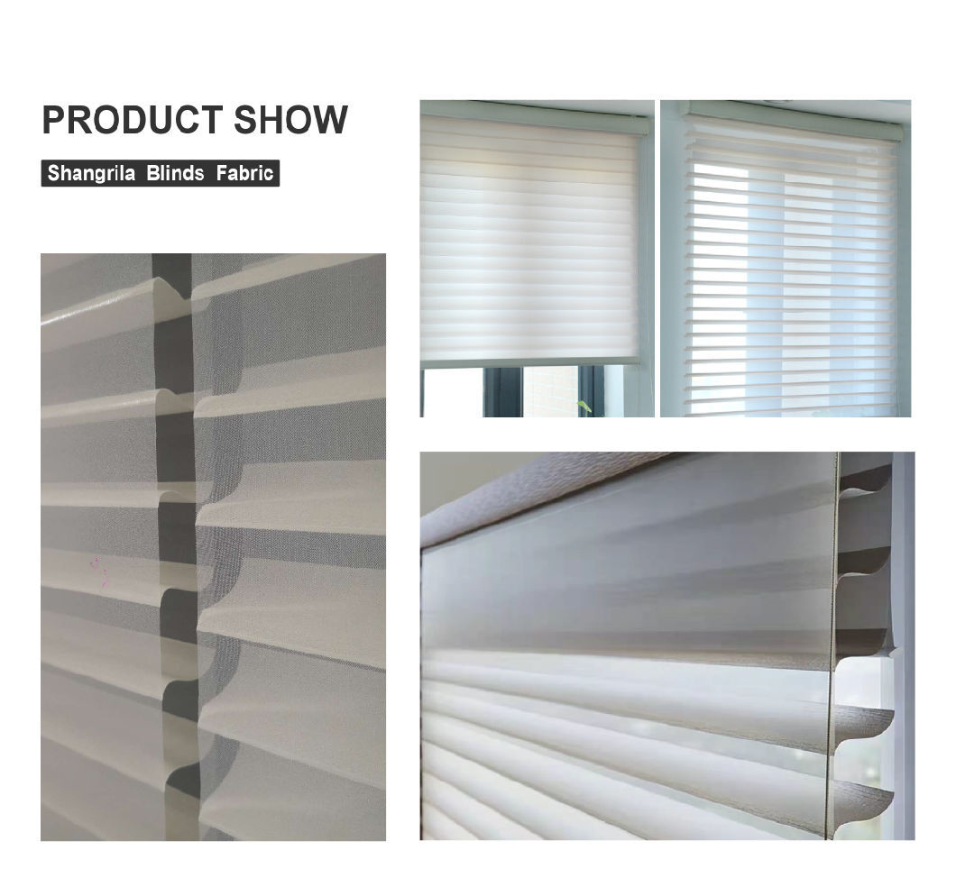 Exquisite Shangrila Blind Fabric for Distinctive Soft Home Decorations