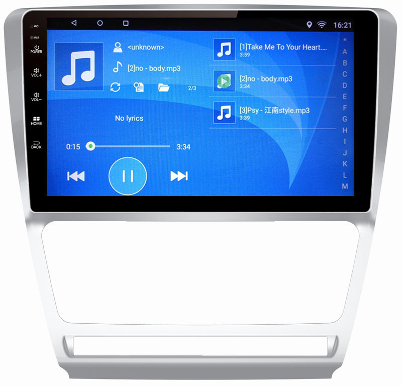 Ouchuangbo car radio gps navigation for Skoda Octavia 2007-2014 with Video bluetooth calculator android 6.0 system
