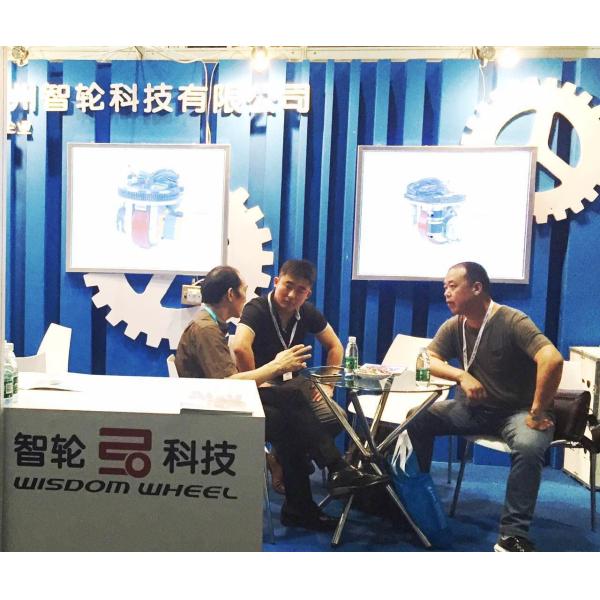 Excited Motor Horizontal AGV Steerable Drive Wheel Assembly 3000RPM