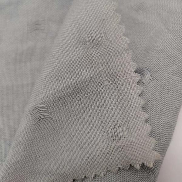 Uvproof 100% Ramie Anti Bacteria Breathable Fabric 32Sx32S 150cm 170 Gsm