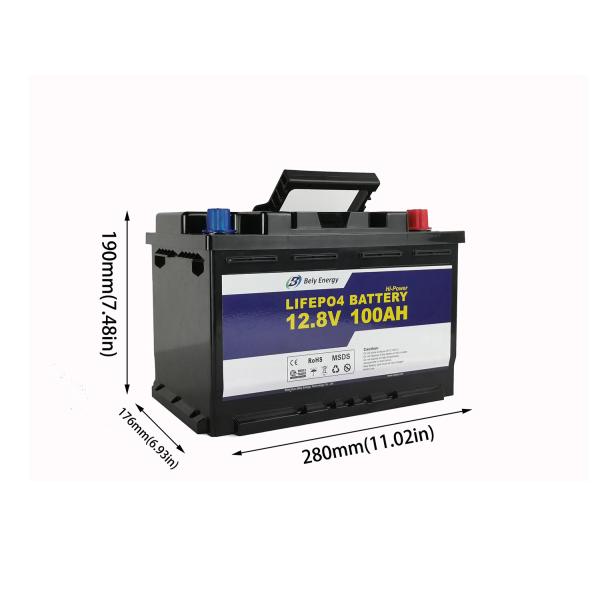 Boats RV Robot 12V LiFePo4 Battery 12 Volt 100ah Lithium Battery For Camping