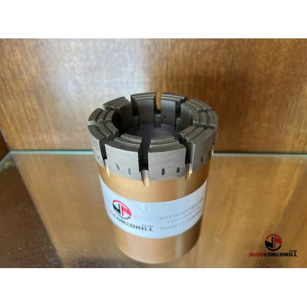 HQWL OD 96MM ID 63.5MM Impregnated Diamond Core Bit For Geological Exploration