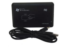 China ID card reader 125khz rfid card reader USB keyboard emulation ID reader on sale