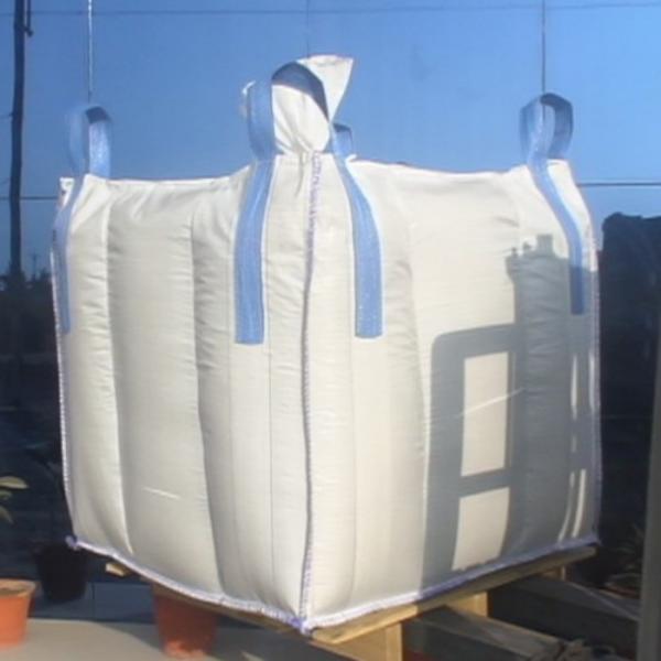 Quality 4-Panel Baffle Bulk Polypropylene Laminated Big Bag For Cassava Powder Q Bag for sale