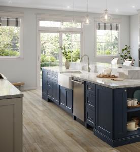 China White Espresso Shaker Style Kitchen Cabinet Custom Solid Wood for Commercial and Home wholesale