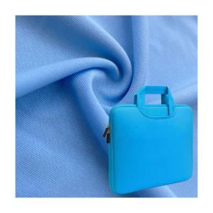 China Textile Polyester Elastic Fabric 80-90gsm For Notebook Computer Bags wholesale