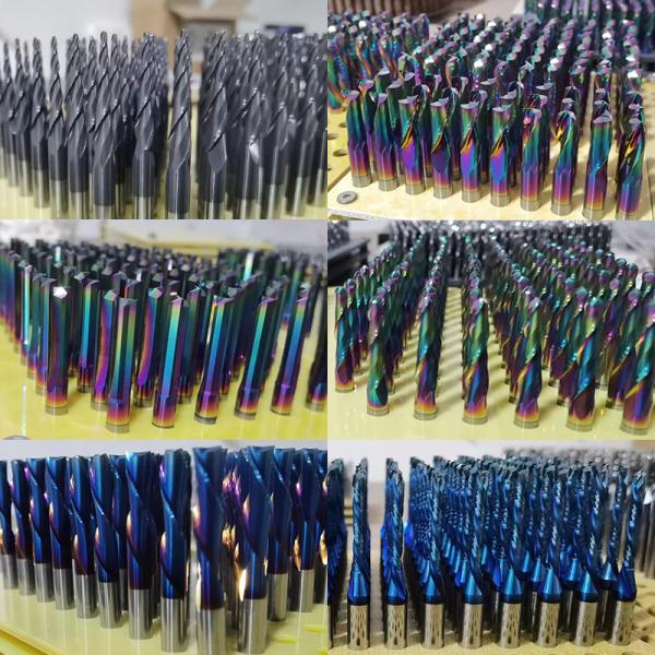 Factory Sales High Quality 3.175/4/6/8mm Carbide Single O Flute Spiral End Mill up Cut Cnc Bit for Wood PVC Acrylic Aluminum
