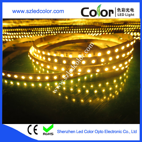 golden yellow led strip 3528 dc12 24v