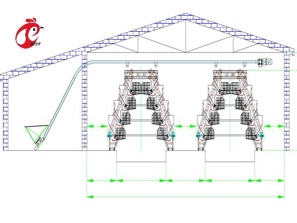 A H Type Automatic Laying Chicken Poultry Farming Cage System In Africa Market Iris