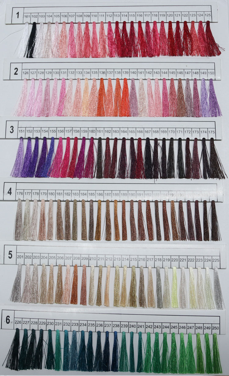 3500Y 120d/2 100% Rayon MERCERIZED Embroidery Thread for Machine Embroidery Accessory