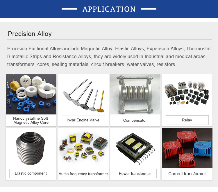 0Cr27Al7Mo2 FeCrAl Alloy For Electrical Heating Elements Bright Surface