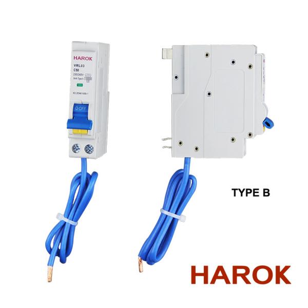 Quality VRL03 MINI RCBO With Residual Current 6A, 10A, 16A, 20A, 25A, 32A, 40A, 50A With Standard IEC/EN 61009-1, AS/NZS 61009.1 for sale