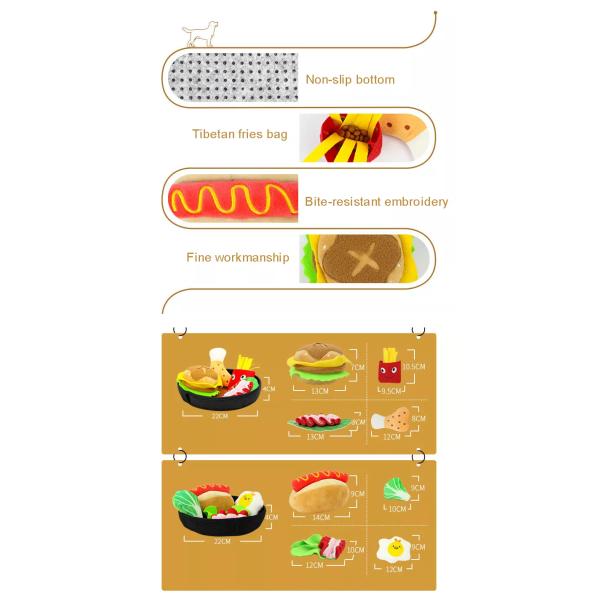 Upgrade Your Pet's Playtime with 2022 Dog Breakfast Toy Interactive Plush Hide Seek Tooth Cleaning Dog IQ Intelligent Toy