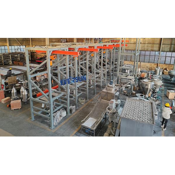 6 - 12 Bags/Hour Handling Capacity Bulk Bag Handling Equipment Loading Station