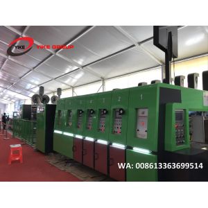 China High Efficiency Flexo Folder Gluer Inline, Casemaker For Carton Box Making on sale