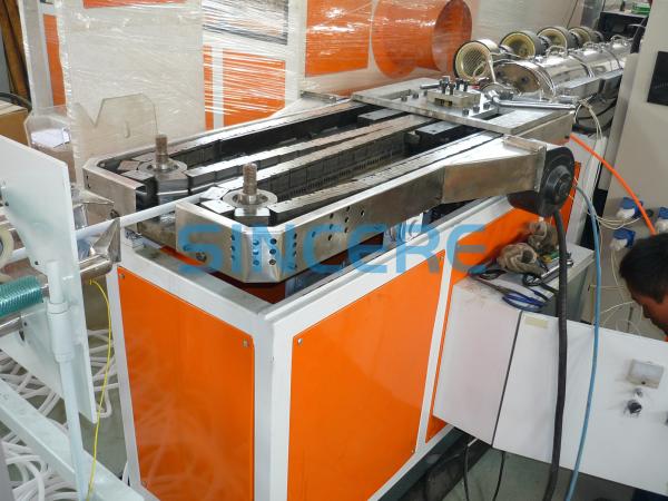 Quality PP PE Single Wall Corrugated Electric Protector Pipe Making Machine for sale