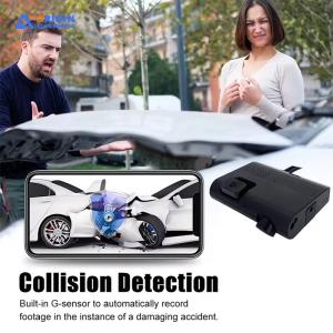 Real Time Dual Lens Dash Cam With Vehicle Tracking Precision GPS Tracker For Car Fleet