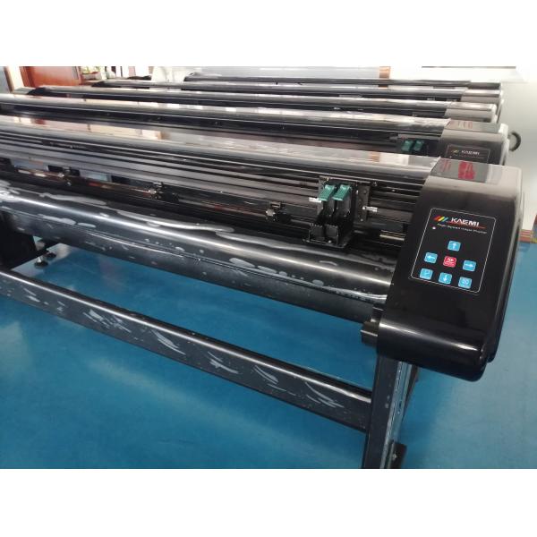 Vertical Inkjet Cutter Plotter with 1250mm-2200mm Working Scope, 90Kgs Gross Weight, and Dual Head HP45 Ink Box