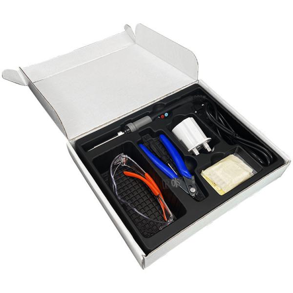 Plastic PCB ESD Tray Anti Static Electronic Insert Tray With Packaging Paper Box