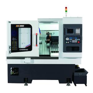 China Automatic High Accuracy Cnc Lathe Machine Small lathe cnc machine for Metal Working Slant bed structure wholesale