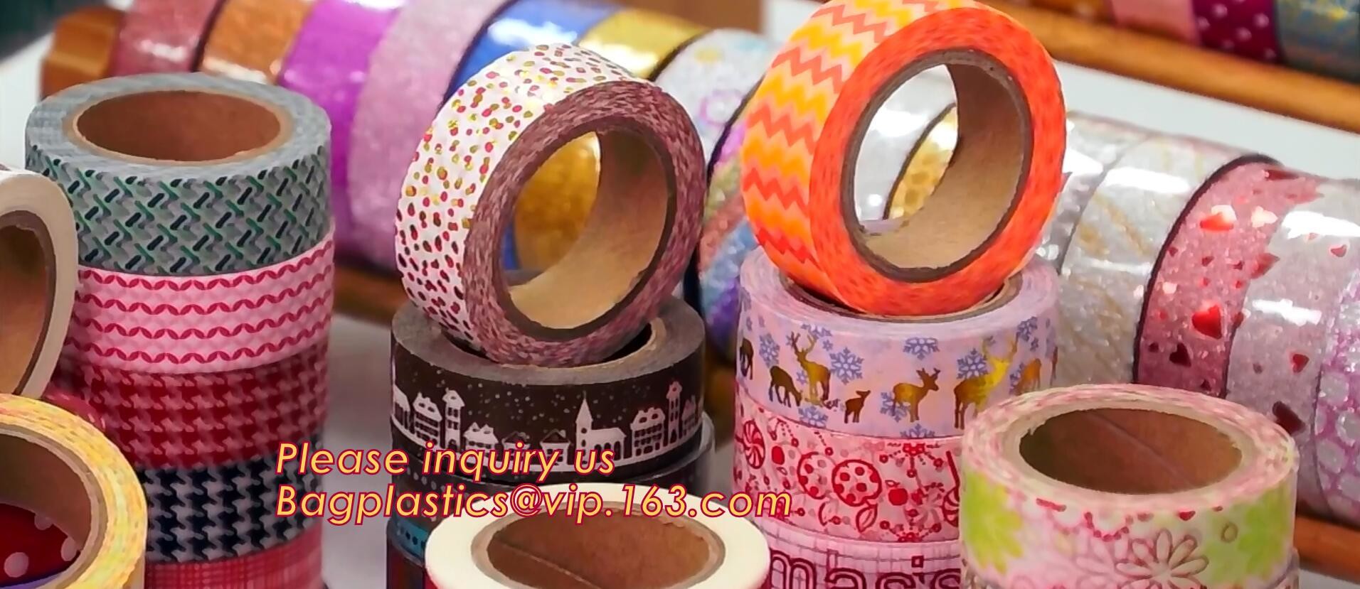 foil washi tape holographic foil washi tape,Gold Laser Decorative Reflective Customized Washi Tape,Decorative Adhesive T