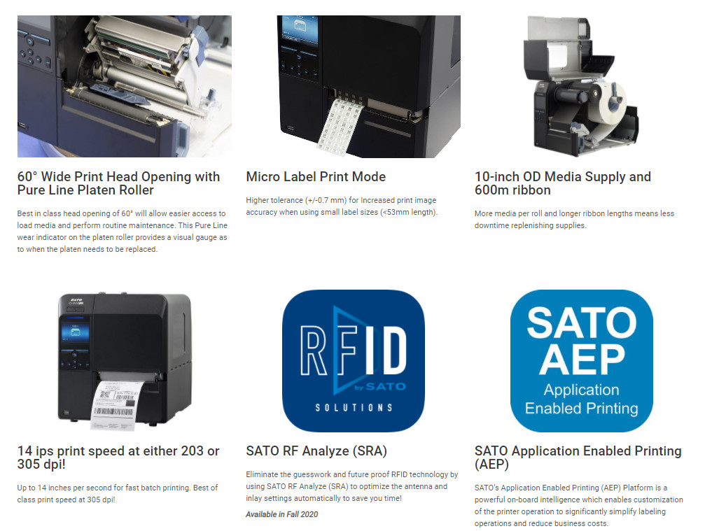 RFID 600dpi Bill Printer Machine 104mm 4 Inch Label Maker