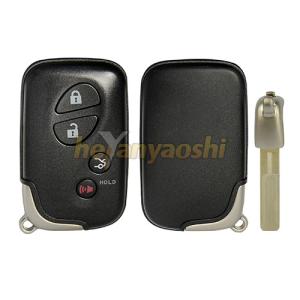 China Lexus 4 Buttons Smart Key Shell with Emergency Key Insert wholesale