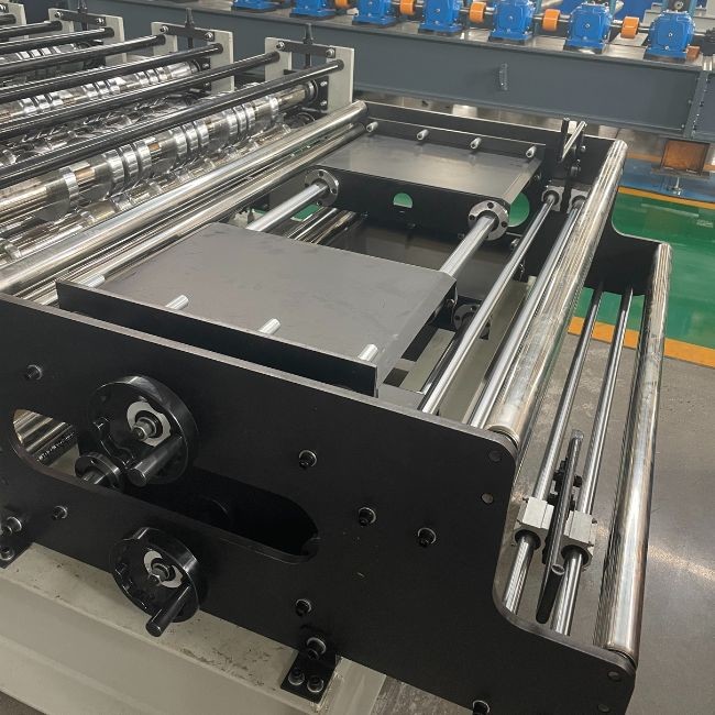 Decking Floor / Wall Panel Double Layer Roll Forming Machine For PPGL PPGI AL Tiles