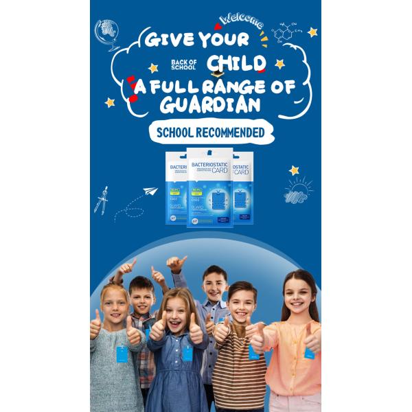 9×6CM 240mg Chlorine Dioxide Disinfection Cards