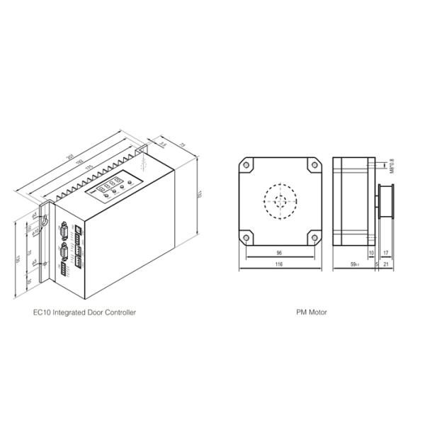 Integrated Elevator Door Controller Closed Loop Servo Control