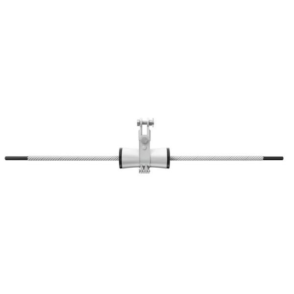 Aluminum Material ADSS Anchor Clamp Single Layer for 9-11mm Diameter ADSS Suspension Clamp