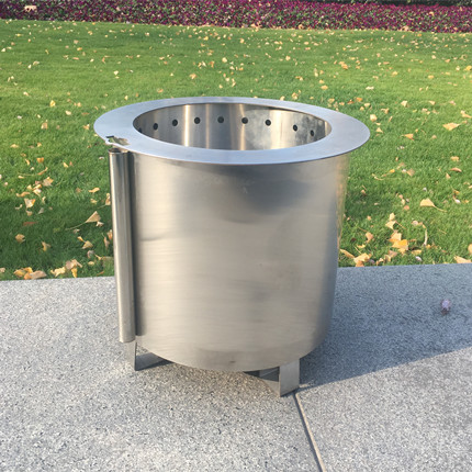 Double Flame Smokeless Camp Stove Stainless Steel Fire Pit Outdoor