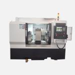 Two Spindle Flat Bed Coaxial Precision Machine For 200mm Maximum Clamping Range
